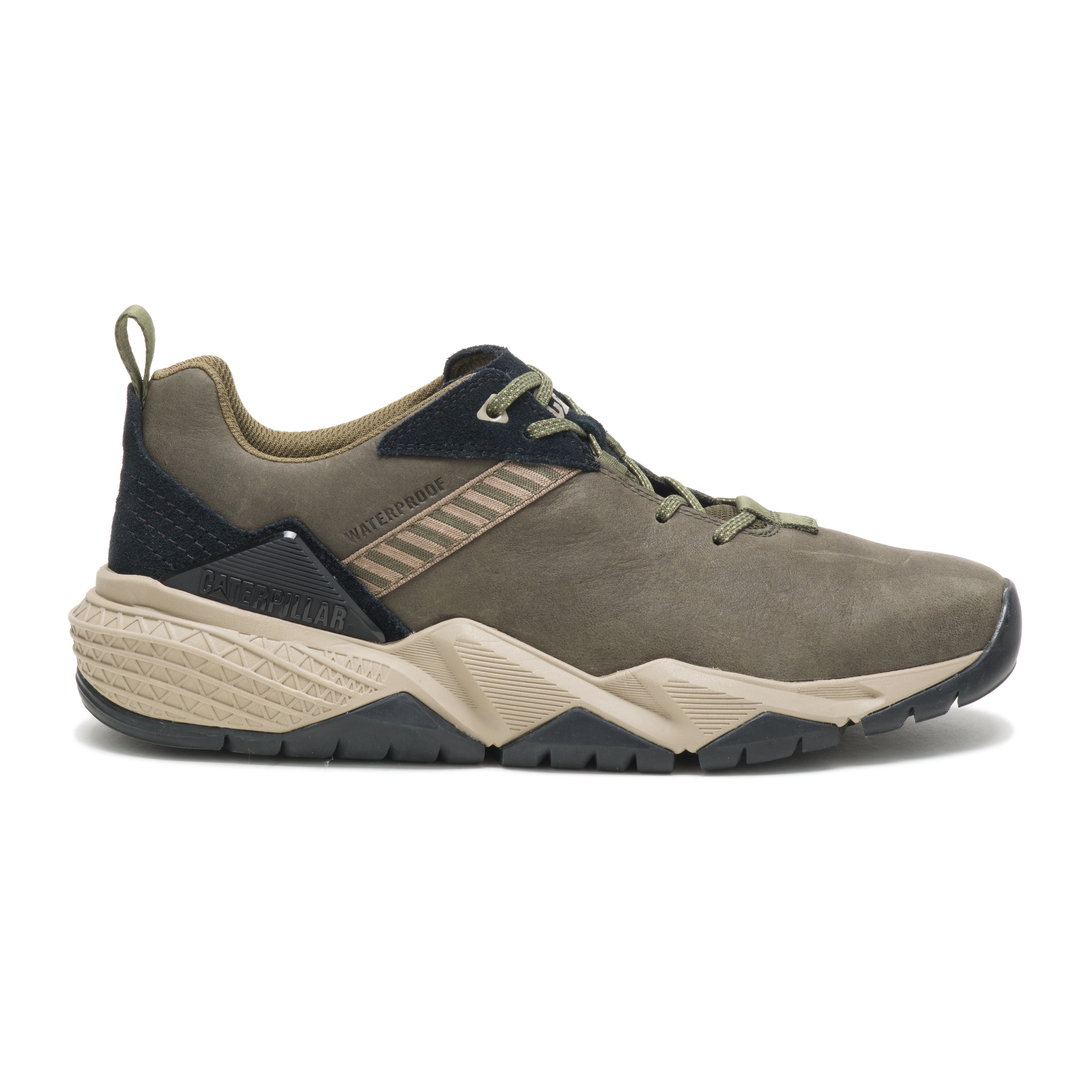 Caterpillar Groundwork Wp - Mens Casual Shoes - Olive - NZ (681BJQDXV)